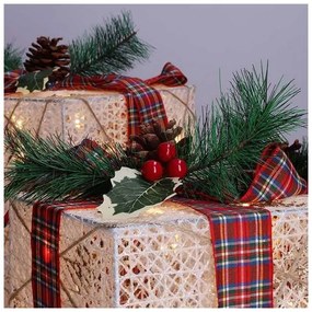 Solight 1V291 - Set de 3 LED-uri, lumini de Crăciun 48xLED/3,6W/230V IP44 alb cald