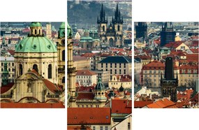 Tablou - Panorama din Praga (90x60 cm)