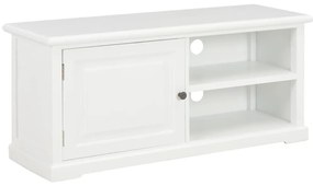 vidaXL Comodă TV, alb, 90x30x40 cm, lemn