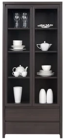 Vitrină Kaspian REG2W2S (Wenge). Promo -31%. 735084
