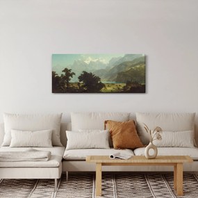 Tablou - Albert Bierstadt, Lake Lucerne, reproducere (120x50 cm)