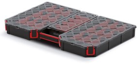 Organizator servieta 57,7 x 39 x 6 cm, separatoare, negru