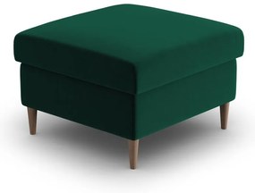 Taburet verde cu tapițerie din catifea Kyoto – Cosmopolitan Design