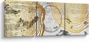 Tablou - Colaj (cu ceas) (90x30 cm)