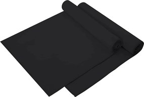 vidaXL Prosoape Sport 2 pcs Negru 140 x 70 cm Poliester și poliamidă