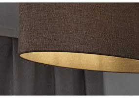 Lustră aplicată Duolla OVAL 1xE27/15W/230V maro