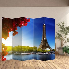 Paravan - Toamna la Paris (210x170 cm)