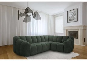 Colțar verde închis (cu colț pe partea dreaptă/în formă de ”L”) Shell – Miuform