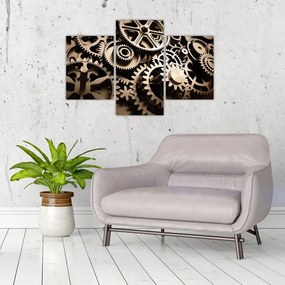 Tablou - Piese de ceas (90x60 cm)