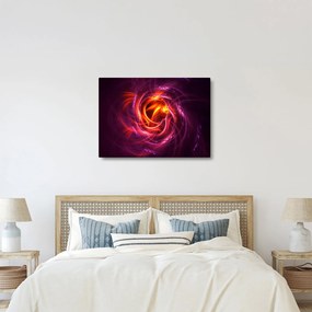 Tabloul cu abstracțiune modernă care luminează (70x50 cm)