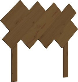 vidaXL Tăblie de pat, maro miere, 92x3x81 cm, lemn masiv de pin