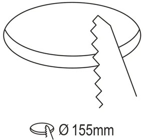 Eglo 900107 - Lampă de baie LED reglabilă FUEVA-Z, 10,5 W / 230 V, IP44