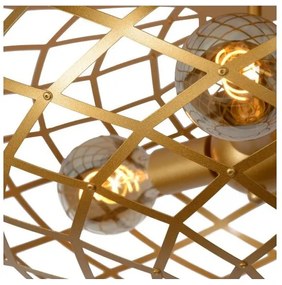 Lucide 21117/65/02 - Lumină de tavan WOLFRAM 3xE27/60W/230V aurie