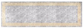 vidaXL Covor lavabil, gri, 80x300 cm, antiderapant