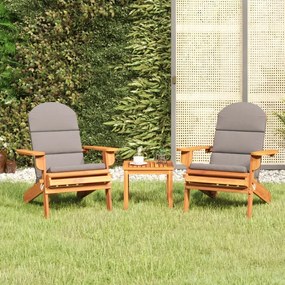 3152124 vidaXL Set mobilier de grădină Adirondack, 3 piese, lemn masiv acacia