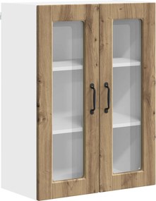 vidaXL Dulap de bucătărie cu raft Stejar Artizanal 60 x 31 x 80 cm