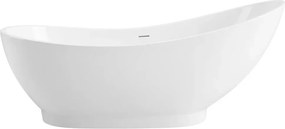 Cada freestanding Rea Sorento 180x79 cm alb lucios