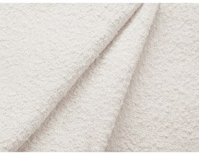 Pernă pentru canapea albă cu tapițerie din țesătură bouclé Poppy – Micadoni