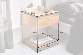 Noptiera design industrial vintage Scorpion 40cm