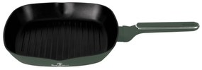 Tigaie grill antiaderenta cu titan 28 cm Green Matte Collection Berlinger Haus BH 8162