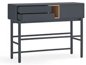 Masă consolă gri închis 35x120 cm Corvo - Teulat