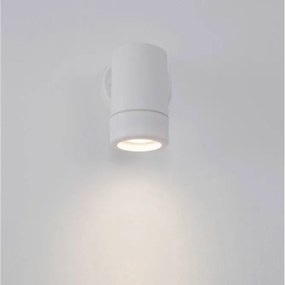 Aplica perete de exterior cu iluminat ambiental IP44 LIMBIO I alba