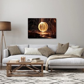 Tablou cu bilă iluminată (70x50 cm)