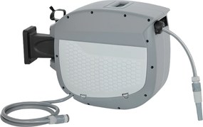 Outsunny Tambur furtun cu furtun de grădină 30 m, cutie pivotantă 180° cu înfășurare automată și blocare | Aosom Romania