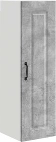 vidaXL Dulap de bucătărie Kalmar Gri din beton 30 x 31 x 100 cm