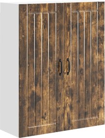 vidaXL Dulap de bucătărie Stejar fumuriu 80 x 31 x 100 cm