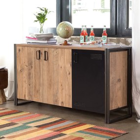 Mobilier living Cosmopolitan 6 (Pin atlantic + Negru). 1089055