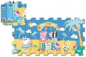 Peppa Pig puzzle din spumă 32x32cm, 8 piese