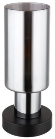 Veioza/Lampa de masa design modern LIDARIA negru/fumuriu