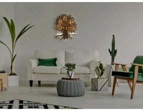 Li-Go 23673/DUB2 - Decorațiune LED de perete, LED/10W/5V, 20000 mAh, 45x55 cm, stejar + telecomandă