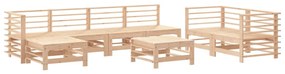 3186578 vidaXL Set mobilier de grădină din 8 piese, lemn masiv de pin