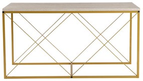 Masă de cafea Defne Gold Travertine