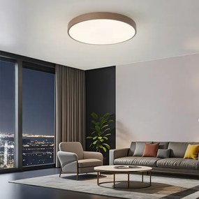 Brilagi - Plafonieră LED dimabilă POOL LED/60W/230V 3000-6000K 60 cm maro, cu telecomandă