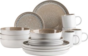 Mäser Set de veselă 16 piese MALEA – bejz