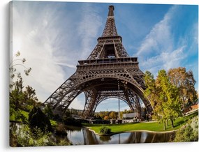Tablou - Turnul Eiffel colorat (70x50 cm)