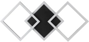 Brilliant - Plafonieră LED JORVIC LED/21W/230V 28x61,5 cm neagră