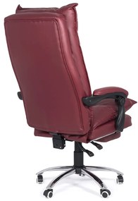 RESIGILAT - Scaun directorial cu suport de picioare si recliner OFF 419 visiniu