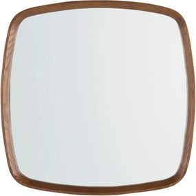 Oglinda decorativa design LUX Walnut Square 65x65cm