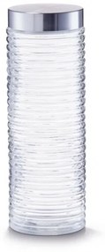 Recipient pentru depozitare Geri, capac inox, Glass 2000 ml, Ø 10,5xH29,5 cm