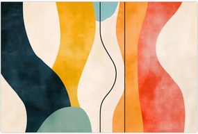 Tablou - Ilustrație colorată minimalistă II. (90x60 cm)