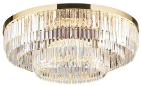 Lustra LED aplicata cristal design elegant lux PRISM D-95cm aurie 24K
