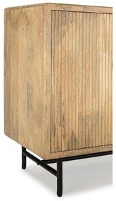 Comodă în culoare naturală din lemn de mango 150x85x40 cm Mundra – MOME