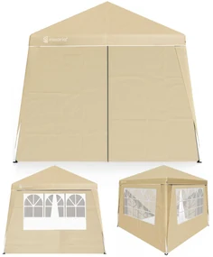 Deuba Pavilion de grădină Capri 3x3 m - 4 pereți laterali - bej