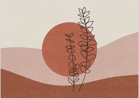 Tablou - Boho frunze N⁰1 (70x50 cm)