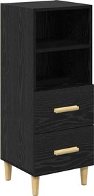 vidaXL Bufet cu sertar Stejar negru 34 x 34.5 x 90 cm Lemn compozit
