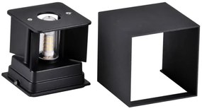 Aplică de exterior KIOTO 1xG9/5W/230V IP44 neagră